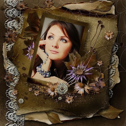 Free Scrap kit Time For Secrets from Autumn Scrap Kits