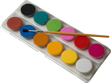 Watercolor Paints - PNG image with transparent background
