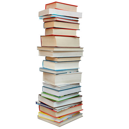 Stack of Books - PNG image with transparent background