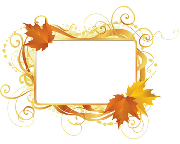 Autumn Photo Frame - PNG image with transparent background