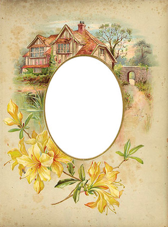 Vintage Photo Frame - PNG image with transparent background