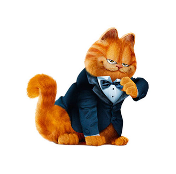 Garfield the Cat in a Tuxedo - PNG image with transparent background
