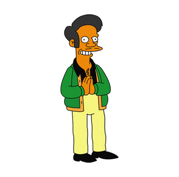 Simpsons Cartoon Character - PNG image with transparent background