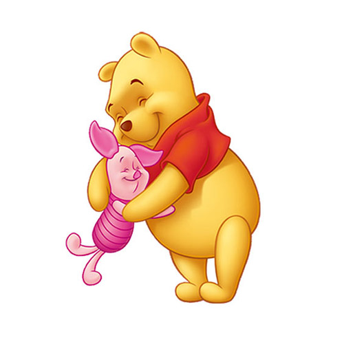 Winnie the Pooh and Piglet - PNG image with transparent background
