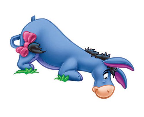 Eeyore Cartoon Character Winnie the Pooh - PNG image with transparent