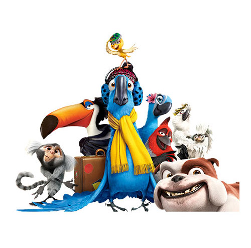 Rio Cartoon Characters - PNG image with transparent background