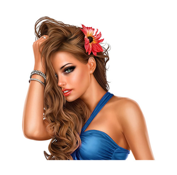 Beautiful Girl - PNG image with transparent background