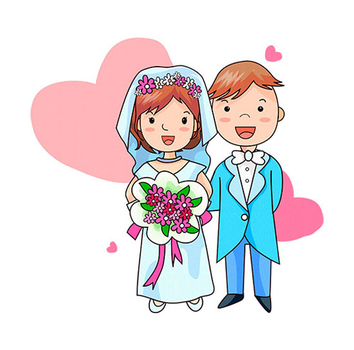 Bride and Groom - PNG image with transparent background