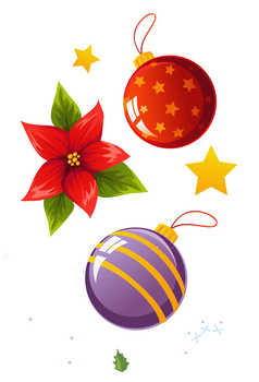 Christmas Balls - PNG image with transparent background